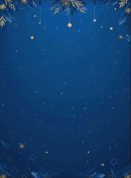 Christmas email background animation detail